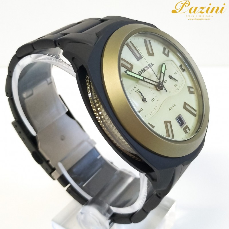 RELÓGIO DIESEL TUMBLER GRAFITE DZ4497/1PN DIESEL dz-4497